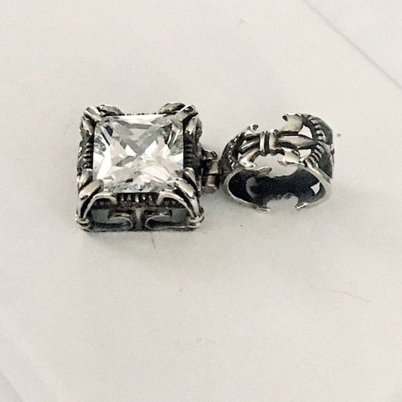 SILPADA Sterling Silver CZ Uptown Pendant S0979 - Picture 4 of 12